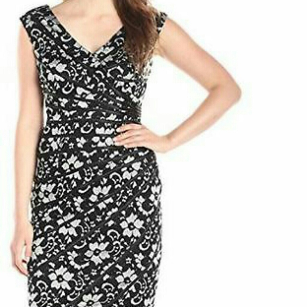 BLACK FRIDAY! black and silver lace dress